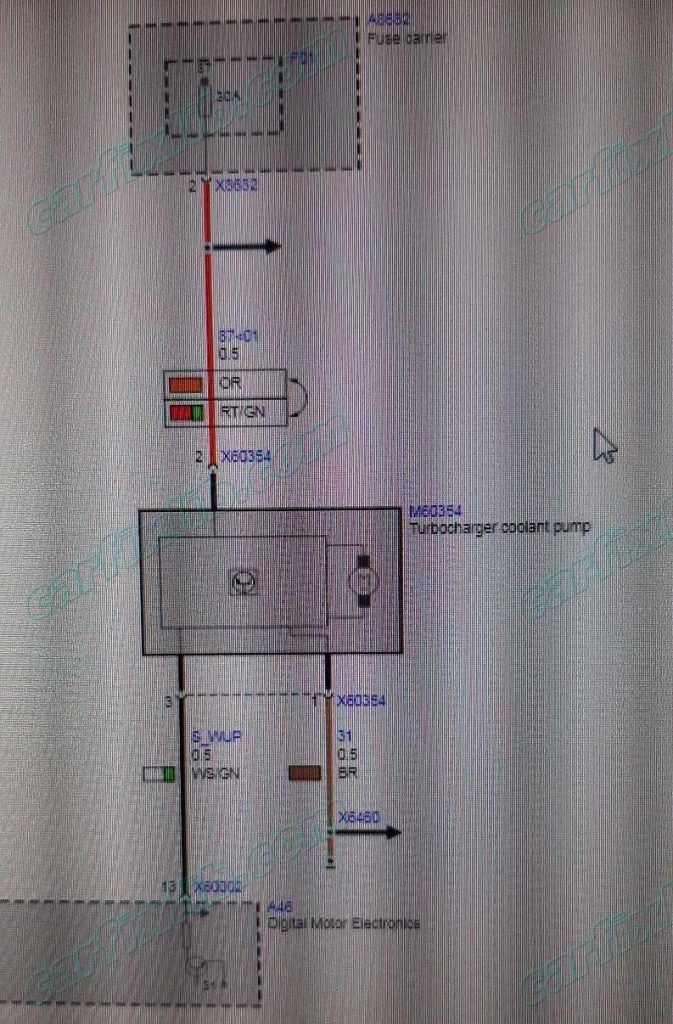 Turbocharger Coolant Pump Wiring Diagram