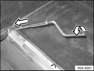 Emergency releasing parking brake Rolls-Royce Phantom