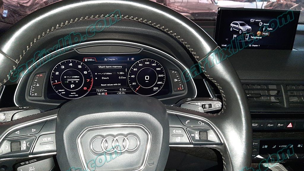 B200FF2 audi q7  disappears