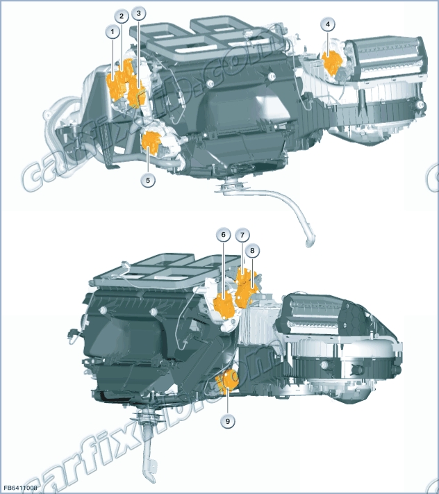 HVAC Flap Motor BMW