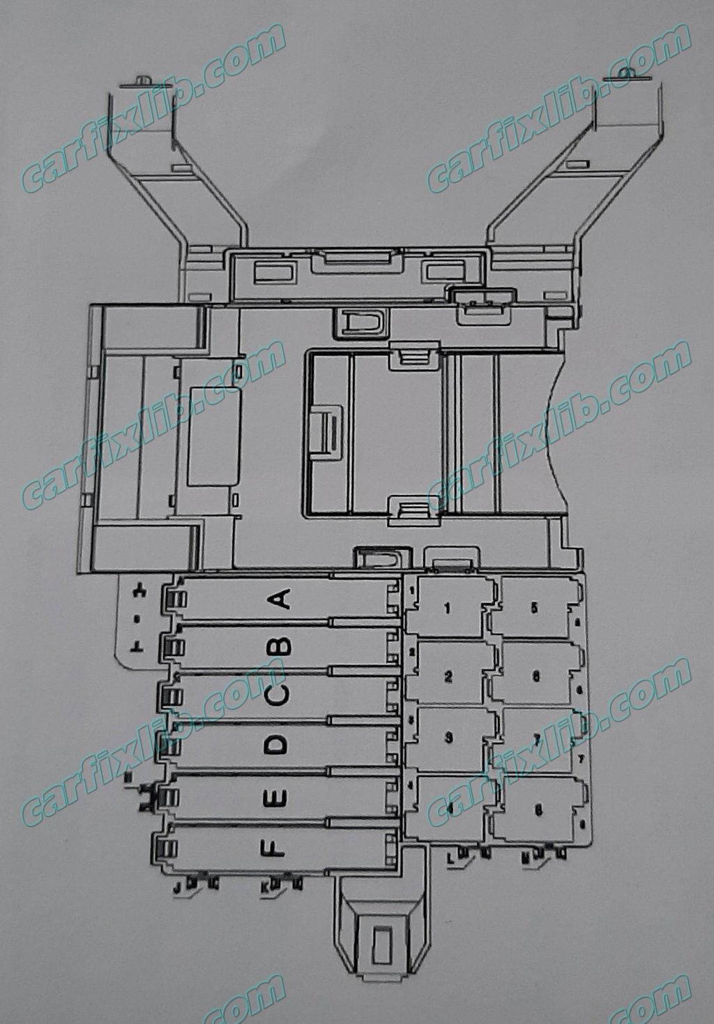 Lamborghini Huracan Passenger Fuse block