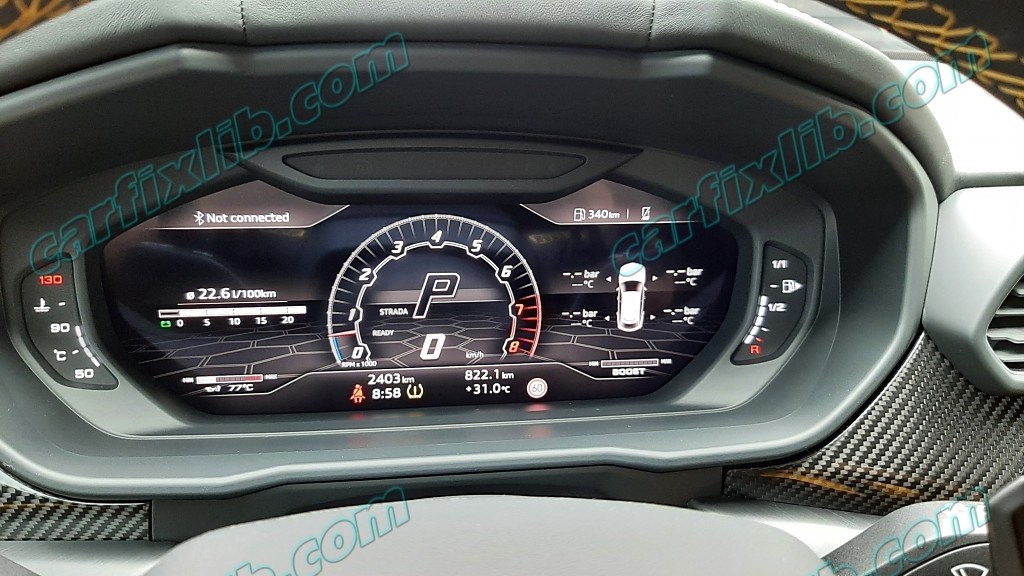 Lamborghini Urus Tire Pressure Monitoring Warning Light