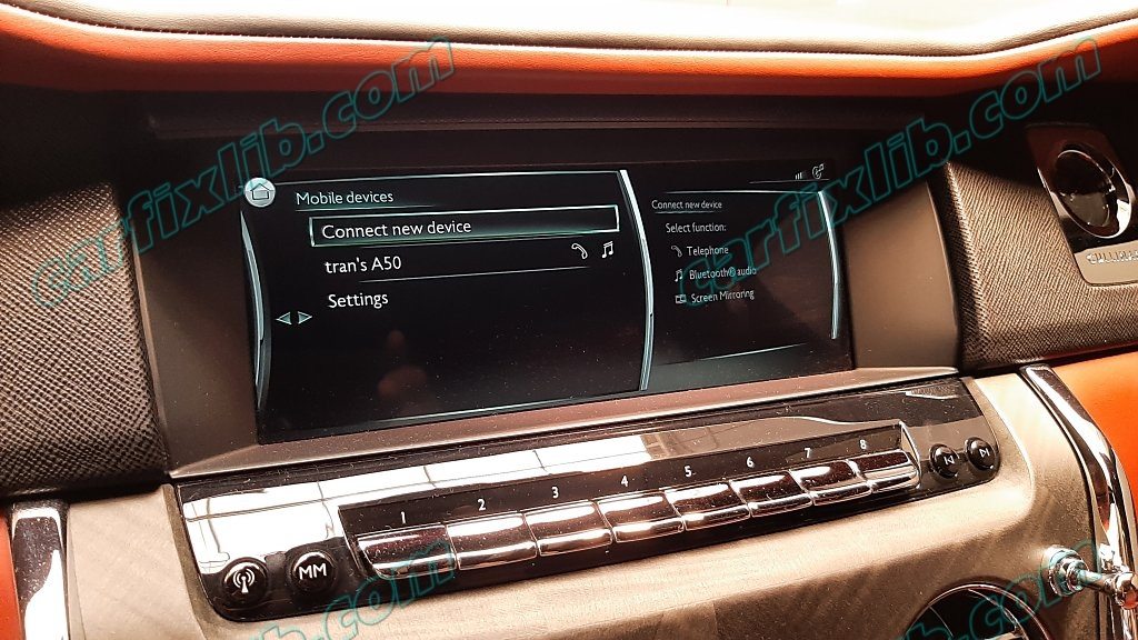 Rolls-Royce Cullinan Bluetooth Connect