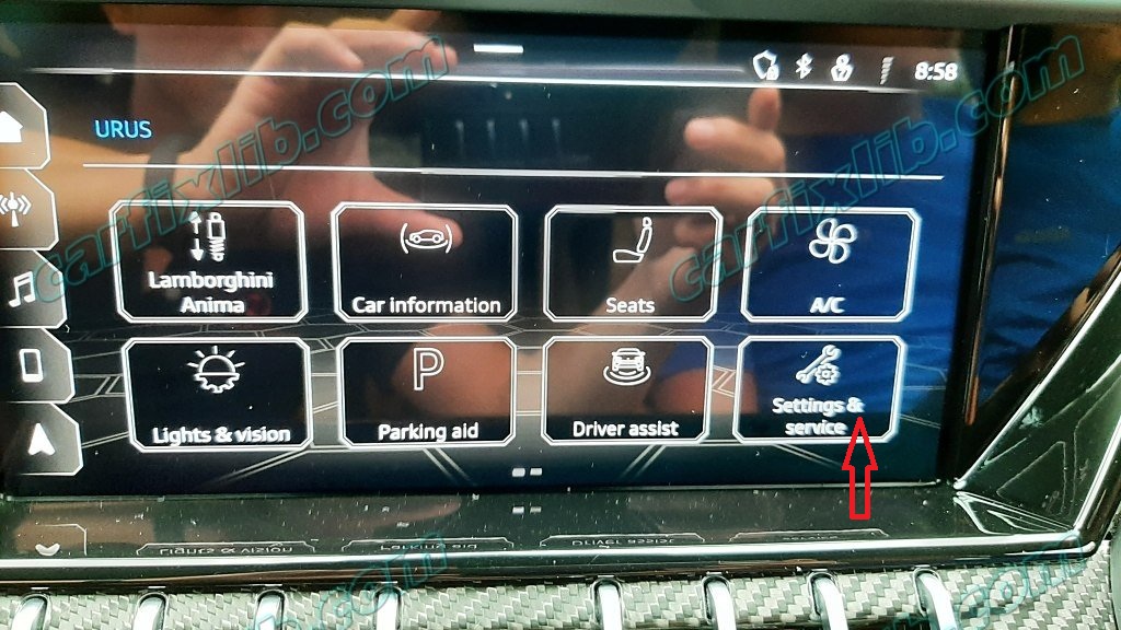 Lamborghini Urus TPMS Reset