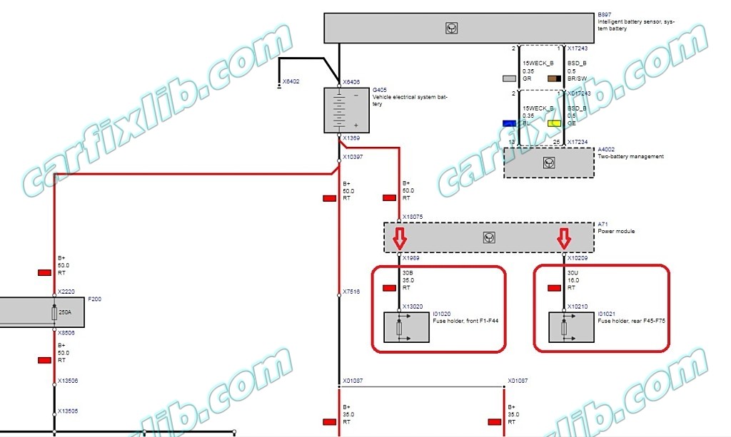 Rolls Royce battery control wiring diagram